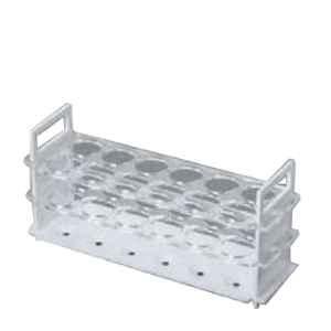 Glassco 20 Tubes Polypropylene 3 Tier Test Tube Stand, 164.303.03 (Pack of 2)