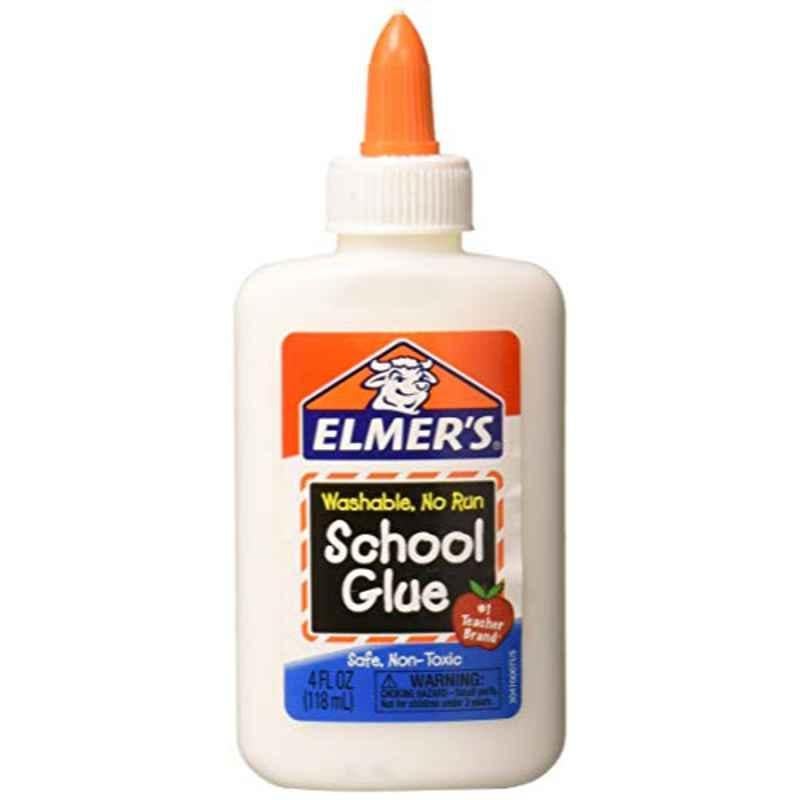 Elmers 4 Oz White School Glue, E304