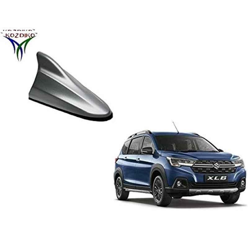Kozdiko Silver Shark Fin Signal Receiver Antenna for Maruti Suzuki XL6