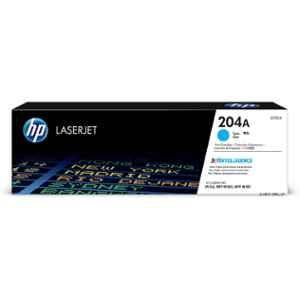 HP 204A Cyan Original LaserJet Toner Cartridge, CF511A