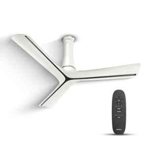 Havells Inveno LX 28W 280rpm Matt Pearl White BLDC Ceiling Fan with Remote Control & 2 Years Warranty