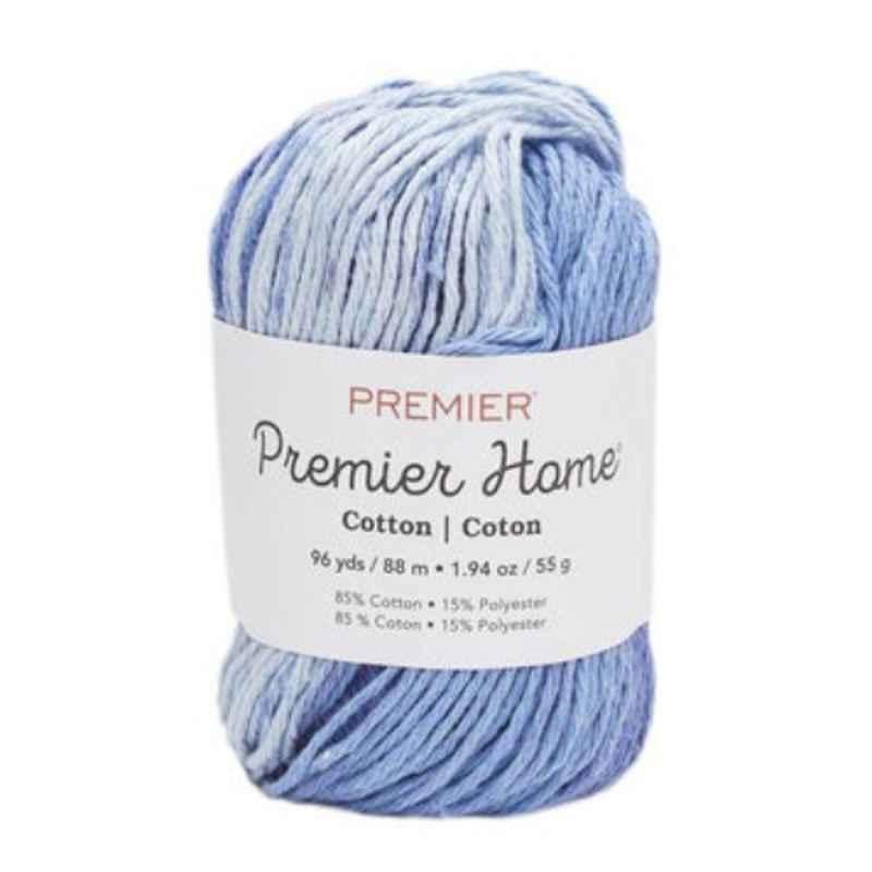 Premier Home Cotton Yarn Multi Cornflower Stripe