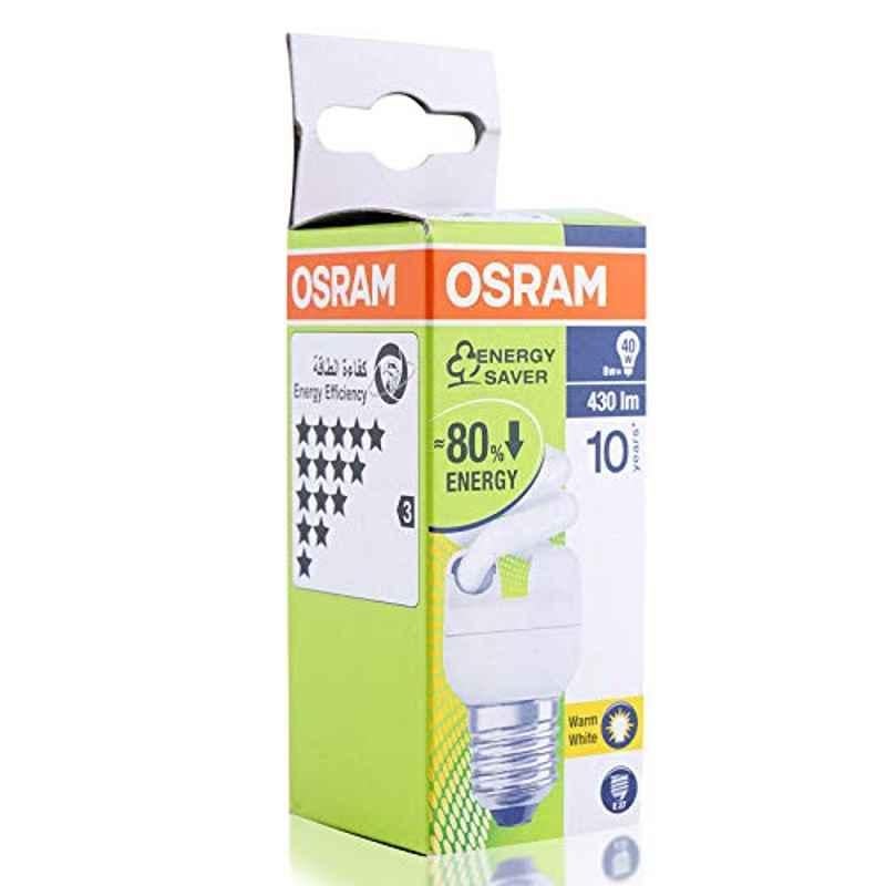 Osram 8W White Mini Twist Bulb, OESMTWIST/8W/W/W/SP