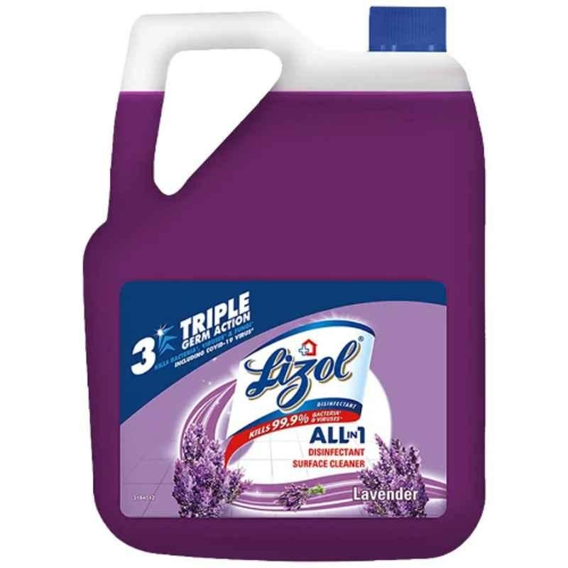 Lizol 5L Lavender Disinfectant Surface & Floor Cleaner Liquid