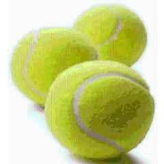 Tahiro Green Cricket Tennis Ball (Pack of 3)
