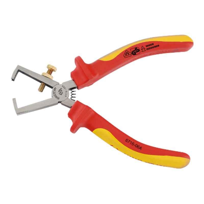 VDE INSULATED STRIPPING PLIERS 6-1/4"