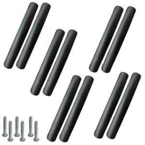 Atom 536 8 inch Black Matt Finish Zinc Cabinet Pull Handle (Pack of 10)