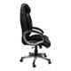 Caddy PU Leatherette Black Adjustable Office Chair with Back Support, DM 60
