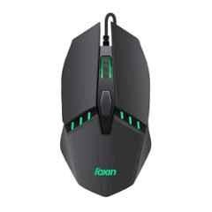 Foxin Phantom GM 103 7200DPI Black Wired Optical Gaming Mouse with 1.5m Cable, 10 Million Clicks & RGB Lighting