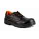 JK Steel Leather Steel Toe Black Work Safety Shoes, JKPI015BLK6, Size: 6