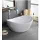 Uken Ceramic Crystal White Counter Top Wash Basin Table Top Wash Basin (Dimension 16 X 13 Inch ) Glossy Finish/Table Top Sink/Super White Color