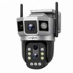 Active Pixel G9 4MP+4MP 4G Dual Lens PTZ WiFi Camera with 10X Zoom, Colour Night Vision & Motion Detection