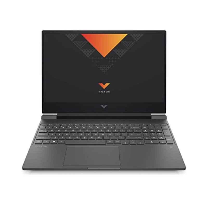 HP Victus Ryzen 5 Hexa Core 5600H 15.6 inch Silver HD Gaming Laptop with 8 GB/512 GB SSD/Windows 11 Home/4 GB Graphics/NVIDIA GeForce RTX 3050 Ti & MS Office, 15-FB0051AX