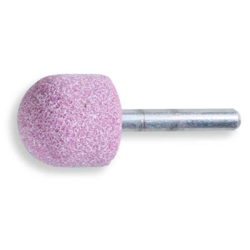 Beta 11125 30x20mm Pink Rounded & Cylindrically Abrasive Shaft Mounted Wheel, 111250030