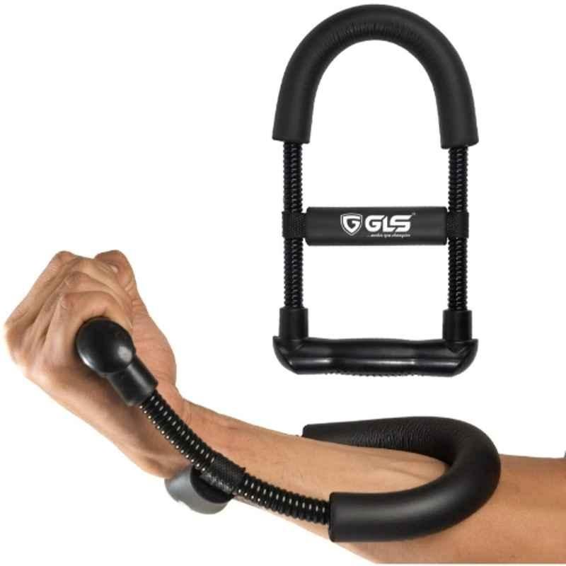 GLS Supreme 11cm Black Upper Arm Workout Wrist Strengthener for Gym Stretching Hand Grip