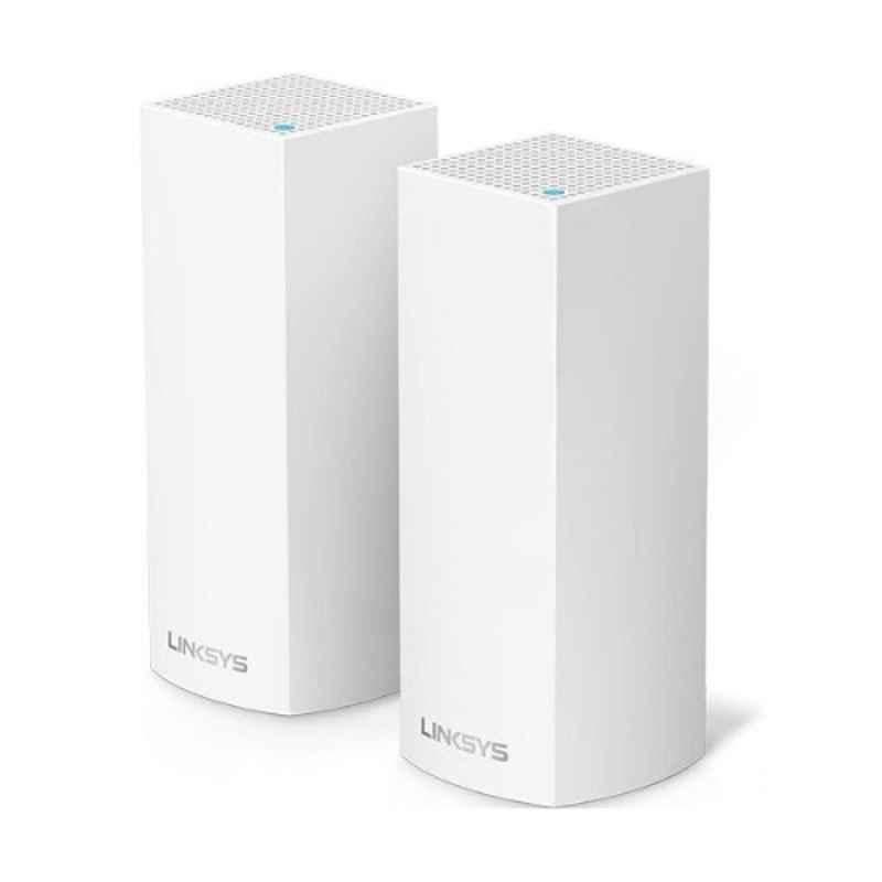 Linksys Velop 2Pcs AC2200 867+867+400Mbps Tri-band Whole Home Wi-Fi Mesh Node Set, WHW0302-ME
