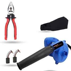 Walkers 800W Plastic Blue Electric Air Blower with Carbon Brushes, Gloves & 8 inch Plier, WKCB212