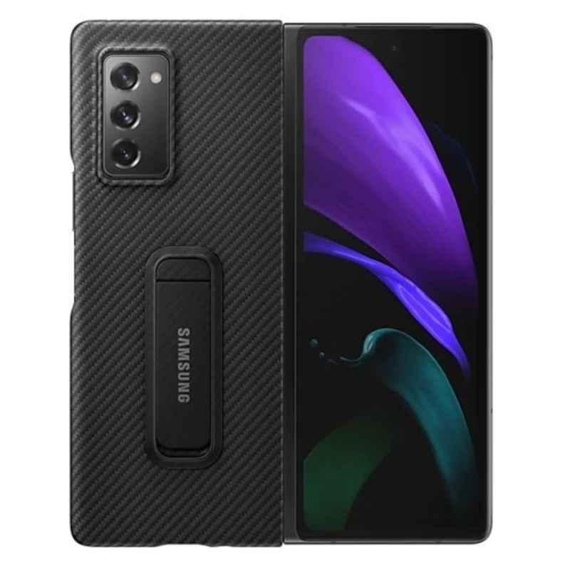 Samsung Galaxy Z Fold 2 Black Aramid Standing Cover, EF-XF916