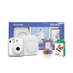 Fujifilm Instax Mini 12 60mm White Instant Colour Photo Camera Gift Box with 10 Pcs Sheets, EXD 16791376