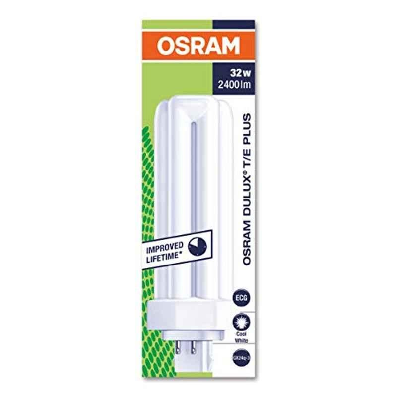 Osram 32W Cool White CFL Lamp, DULUX T/E PLUS 32W/840 (Pack of 10)