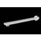 Aquieen 12 inch Stainless Steel Polished Rectangular Shower Arm with Wall Flange