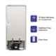 Haier HRD-1954 BS 195L 4 Star Dazzle Steel Direct Cool Single Door Refrigerator