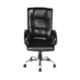 High Living Poseidon Leatherette High Back Black Office Chair