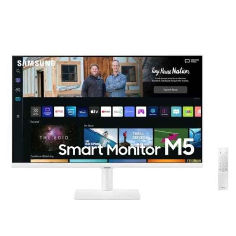 Samsung M5 32 inch 1920x1080p White Flat Monitor, LS32BM501EMXUE