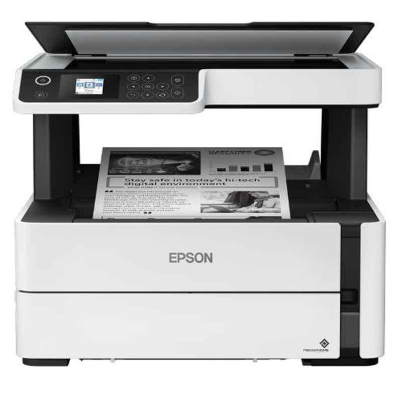 Epson EcoTank M2170 Wi-Fi Monochrome All-in-One Ink Tank Printer with Duplex & 3 Years Warranty