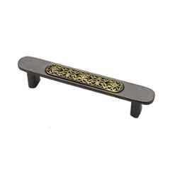 RAB 96mm Zinc Satin Black Drawer Pull Handle, 7010 (Pack of 3)