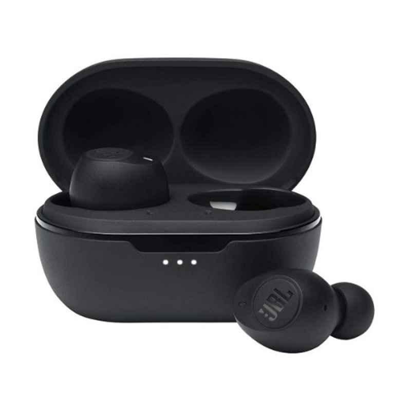 JBL 21hrs Black True Wireless in-Ear Headphones, JBL-T115TWS-BLACK
