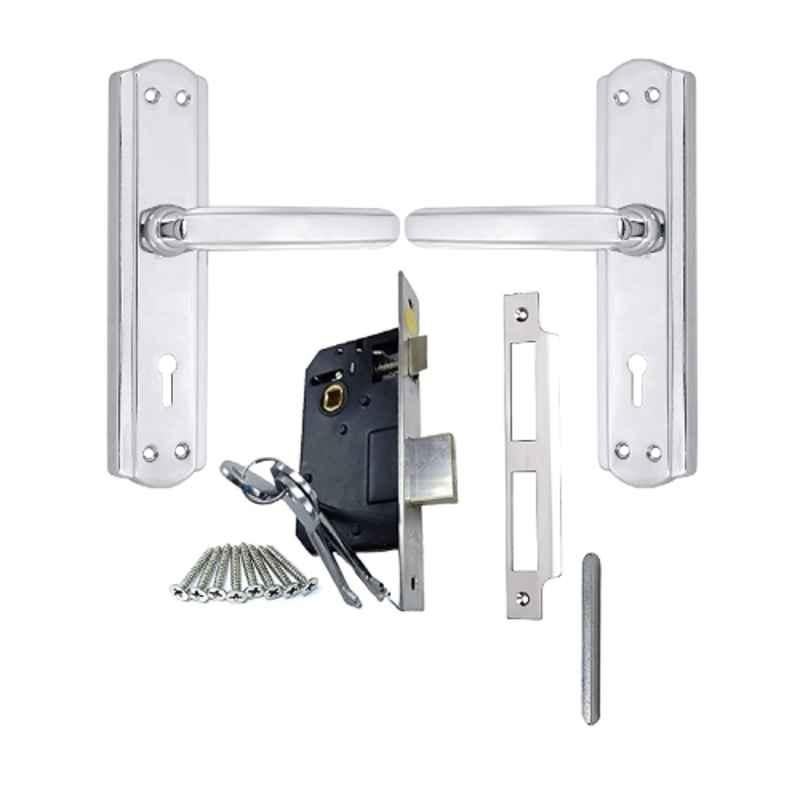 Ztxon LSDS65 & S107MCP 7 inch Iron Chrome Finish Mortise Door Lock Set