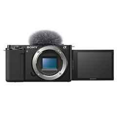 Sony Alpha ZV-E10 24.2MP Black Interchangeable Lens Mirrorless Camera with Clear Audio & 4K Movie Recording, ZV-E10/BQ IN5