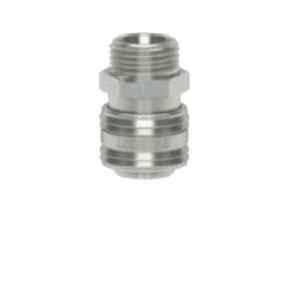 Ludecke ESN1615AAB 16x1.5 Double Shut Off Quick Male Thread Connect Coupling