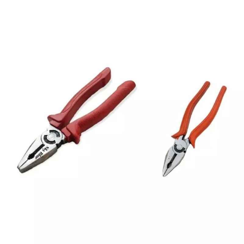 Sky Blue 2 Pcs 7.8 inch Lineman Plier Combo, SBE_PLIER_COMBO_MOD_00381