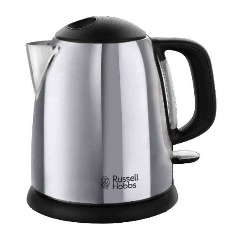 Russell Hobbs 2200W 1L Silver Cordless Electric Kettle, 24990