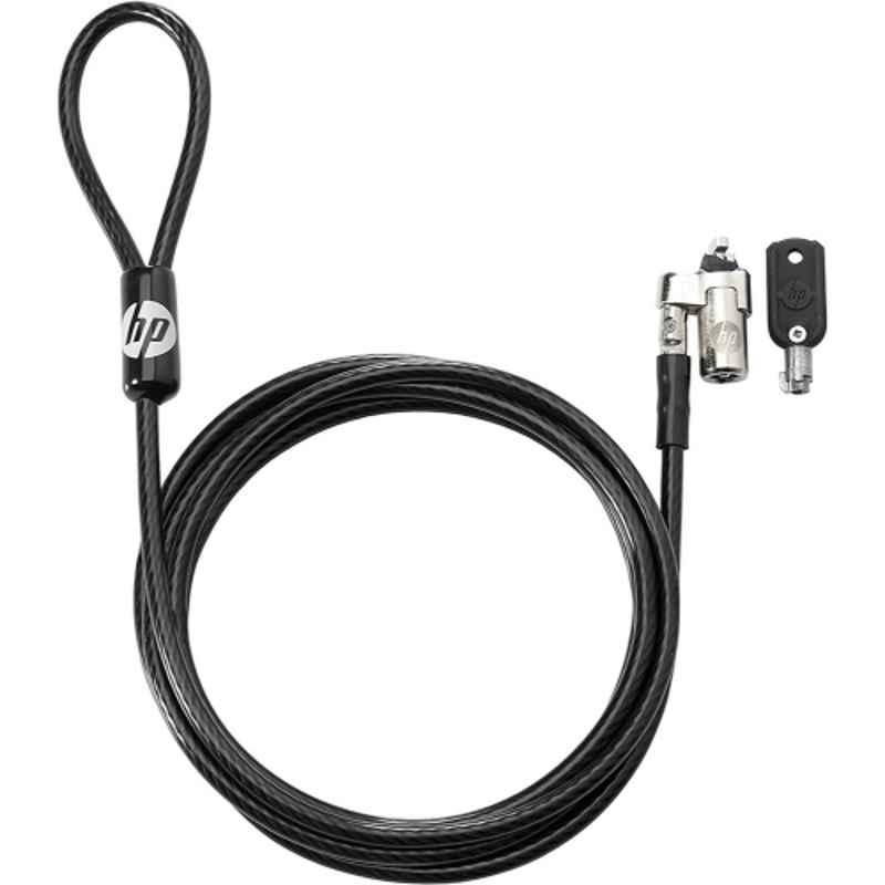 HP 10mm 6ft Black Master Keyed Cable Lock, T1A63AA