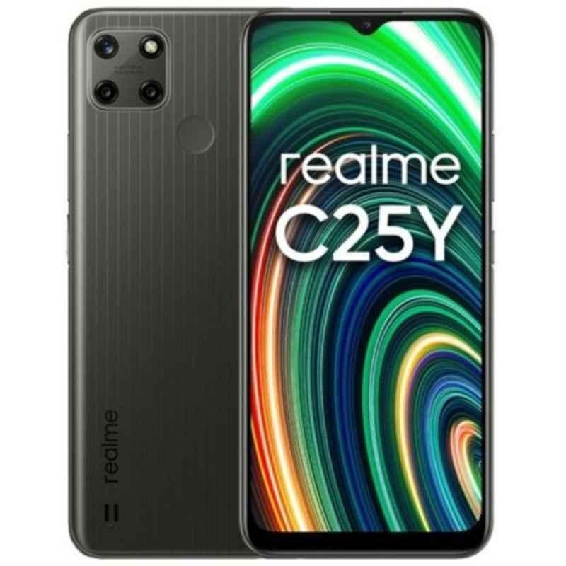 Realme C25Y 4GB/128GB Arabic Metal Grey 4G Smartphone