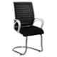 Regent Boom Net & Metal White Mesh Visitor Chair