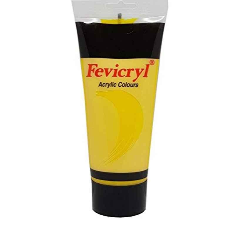 Fevicryl 200ml Acrylic Yellow Paint Tube, AC07