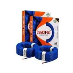 CabONE 0.75 Sqmm Blue FR PVC Insulated Multistrand Copper Cable, Length: 90 m (Pack of 2)