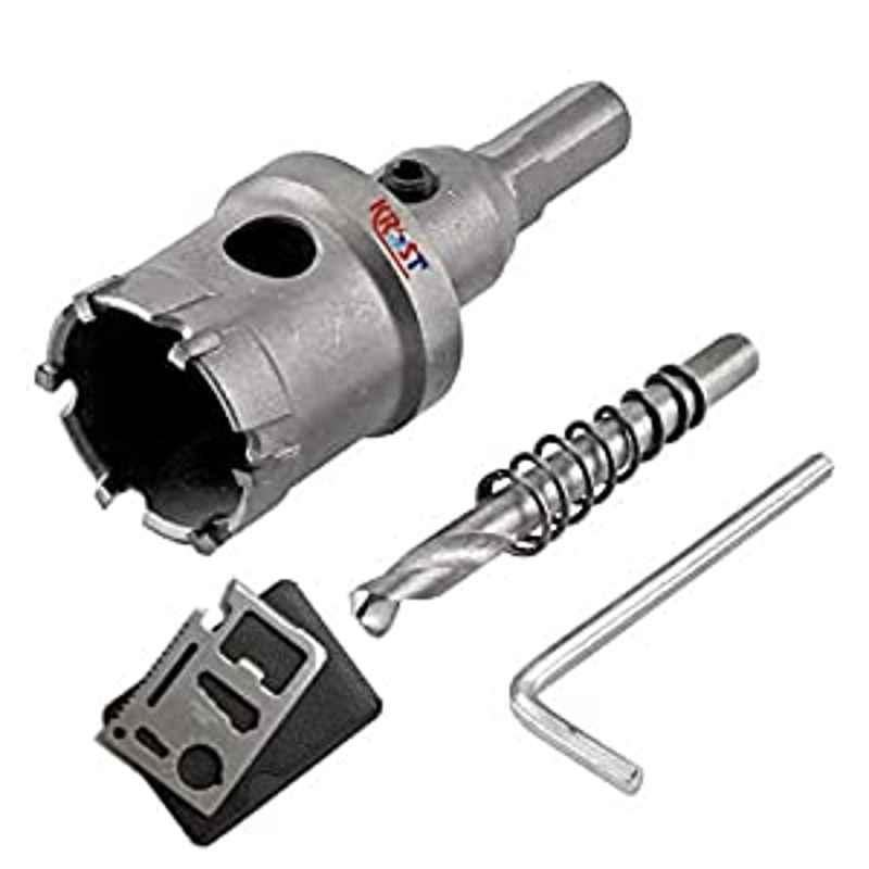 Krost Tungsten Carbide Tipped Holesaw,Tct Holesaw For Metal,Wood & Other Applications With Pocket Multitool (Tct Holesaw 20mm)