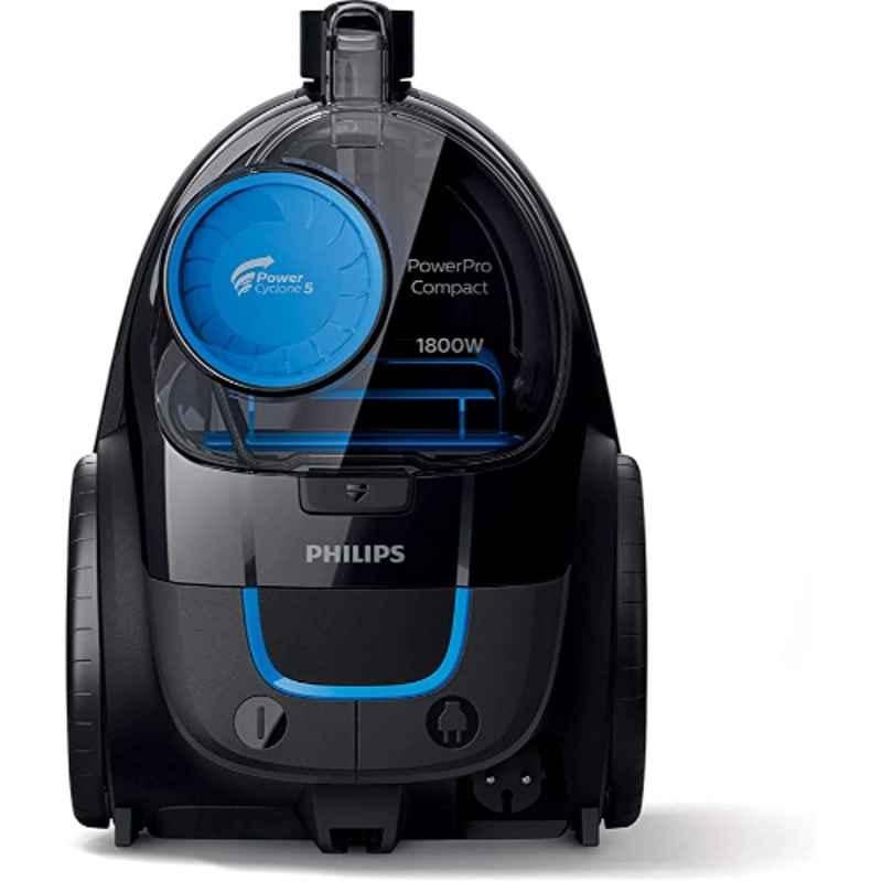 Philips 1800W Suction Power 370W Black & Blue Vacuum Cleaner, FC9350