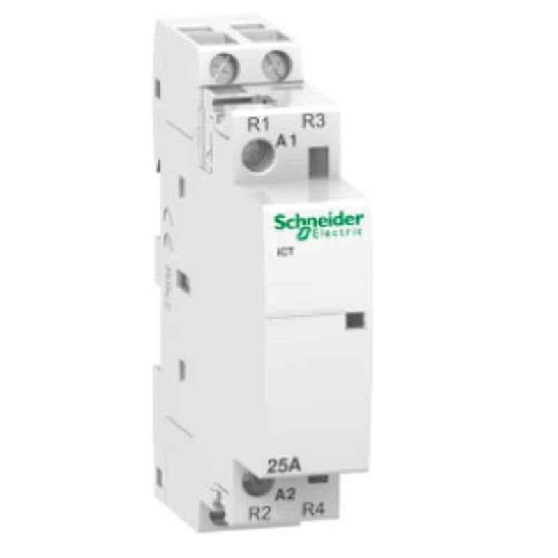 Schneider Acti9 25A 220-240V 2-NC White Contactor, A9C20636