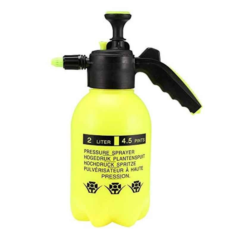 Dealmux Air Pressure Type Water Sprayer Kettle For Garden Lawn Plant (2L, Yellow)