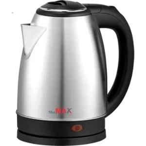 MinMAX Hotpot Big 2 Litre 220W Stainless Steel Black Electric Kettle with Copper Element & Shock Proof Body