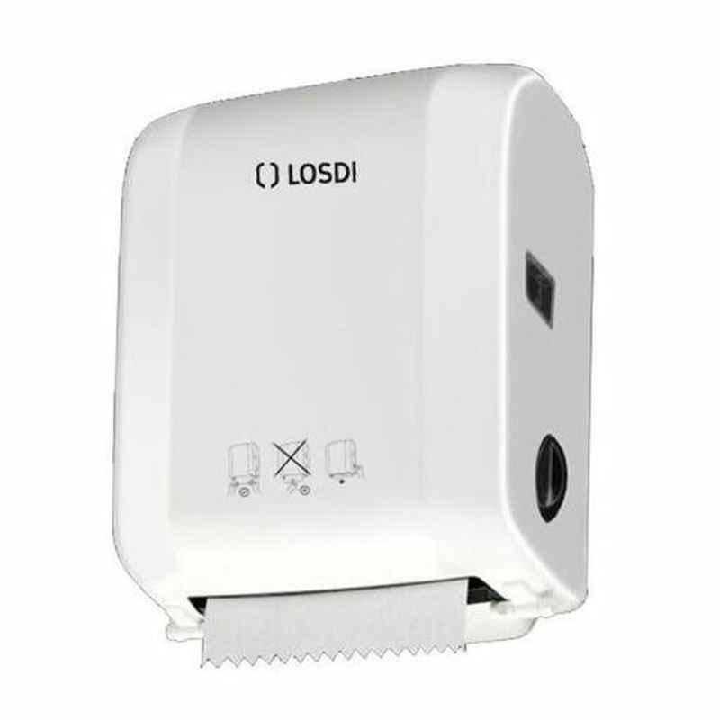 Losdi Auto Cut Hand Towel Dispenser, CP-0525-B, 191-216 mm, 600 Towel, ABS, White