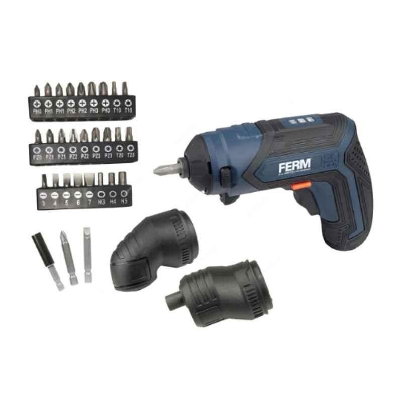Ferm 13 Pcs 4V 1.5Ah Cordless Screwdriver Kit, CDM1135
