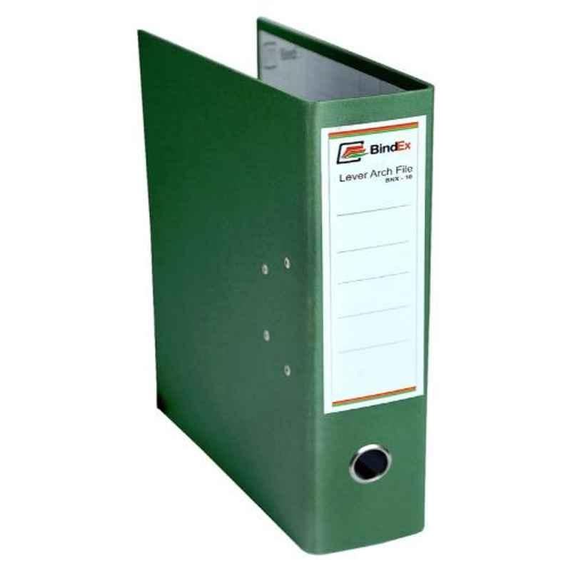 Bindex Green Office Lever Arch Box File, BNX10A1-Green (Pack of 4)