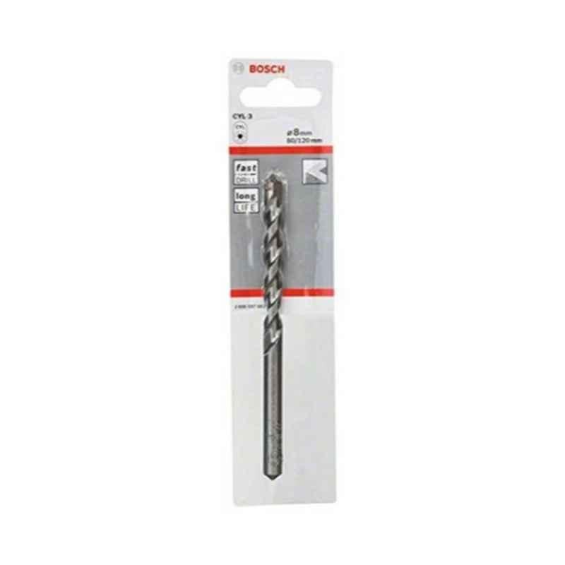 Bosch 8mm Metal Grey Drill Bit, 2608597663